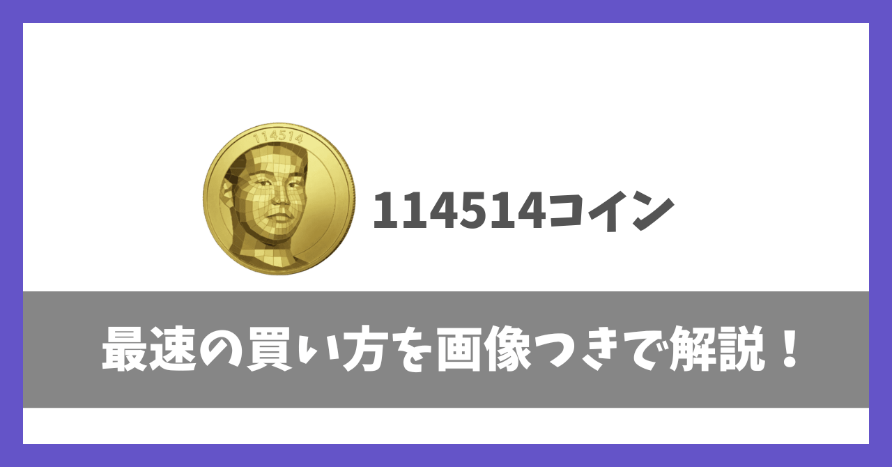114514コインの買い方を徹底解説アイキャッチ